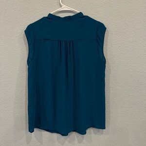 Teal Sleeveless Women's Top